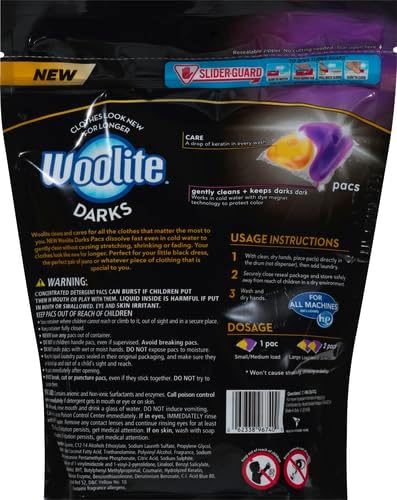 WOOLITE - Dark Pacs - 30ct/4pk