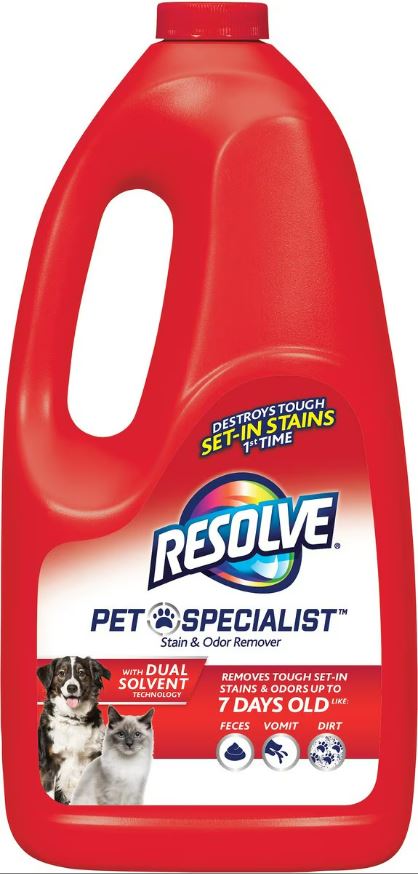 RESOLVE Pet Specialist Stain & Odor Remover - 60oz/4pk