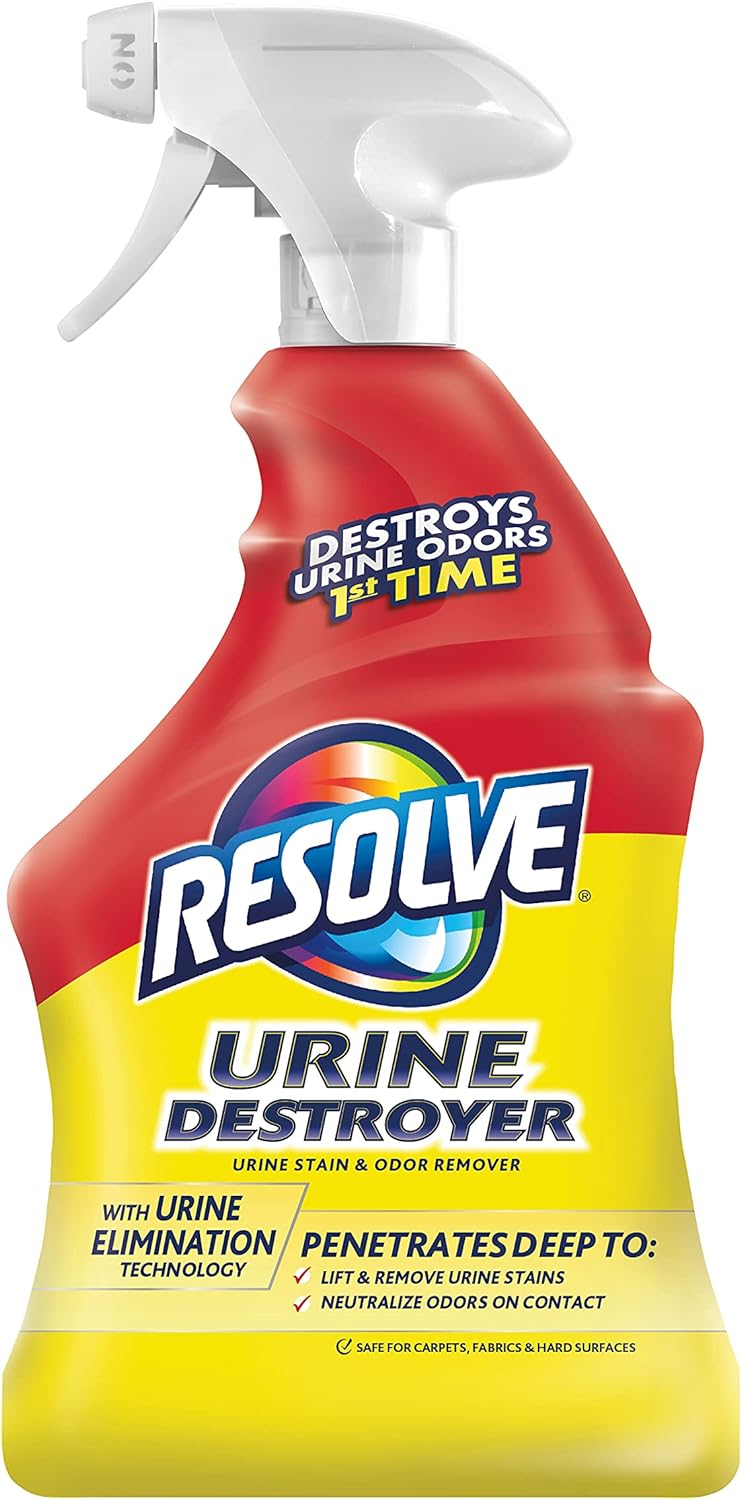 RESOLVE Urine Destroyer Stain & Odor Remover - 32oz/12pk