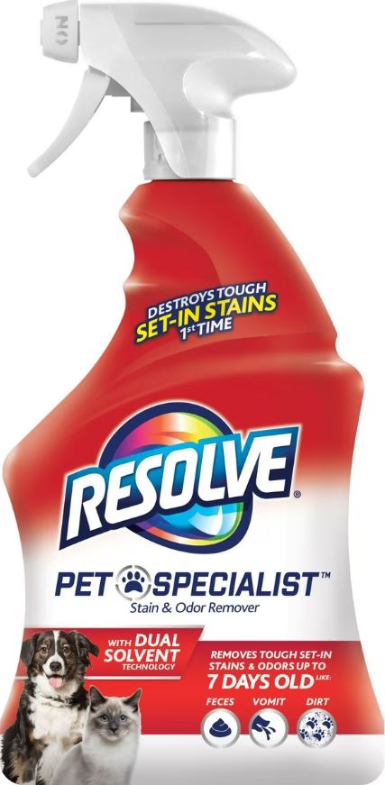 RESOLVE Pet Specialist Stain & Odor Remover - 32oz/12pk