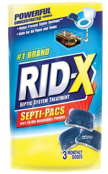 RID-X SEPTI-PACS Dual Action 3 Dose - 3.2oz/7pk