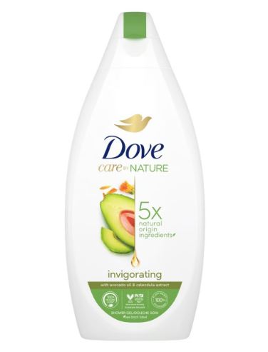 Dove Body Wash - Invigorating With Avocado Oil & Calendula Extract - 13.5oz(400ml)/6pk