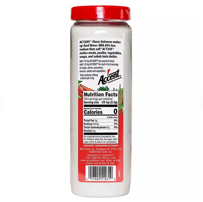 Ac'cent Flavor Seasoning Enhancer-32oz/1pk