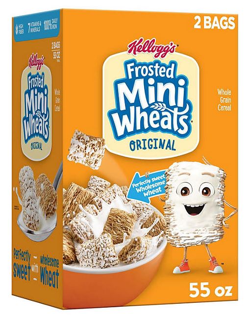 Kellogg's Frosted Mini-Wheats Breakfast Cereal - 55oz/1pk