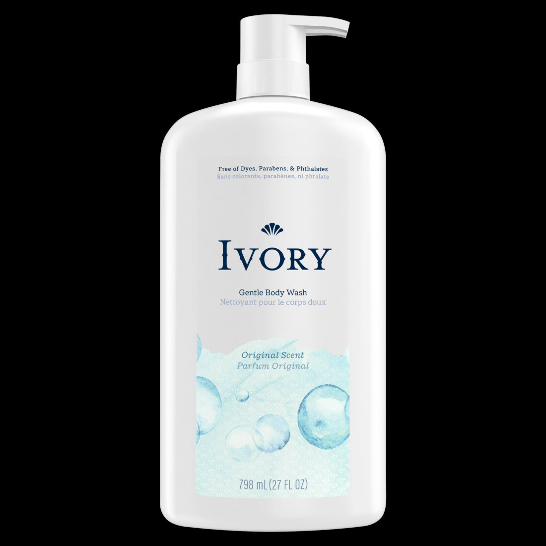 Ivory Mild & Gentle Body Wash Original Scent - 27oz/4pk