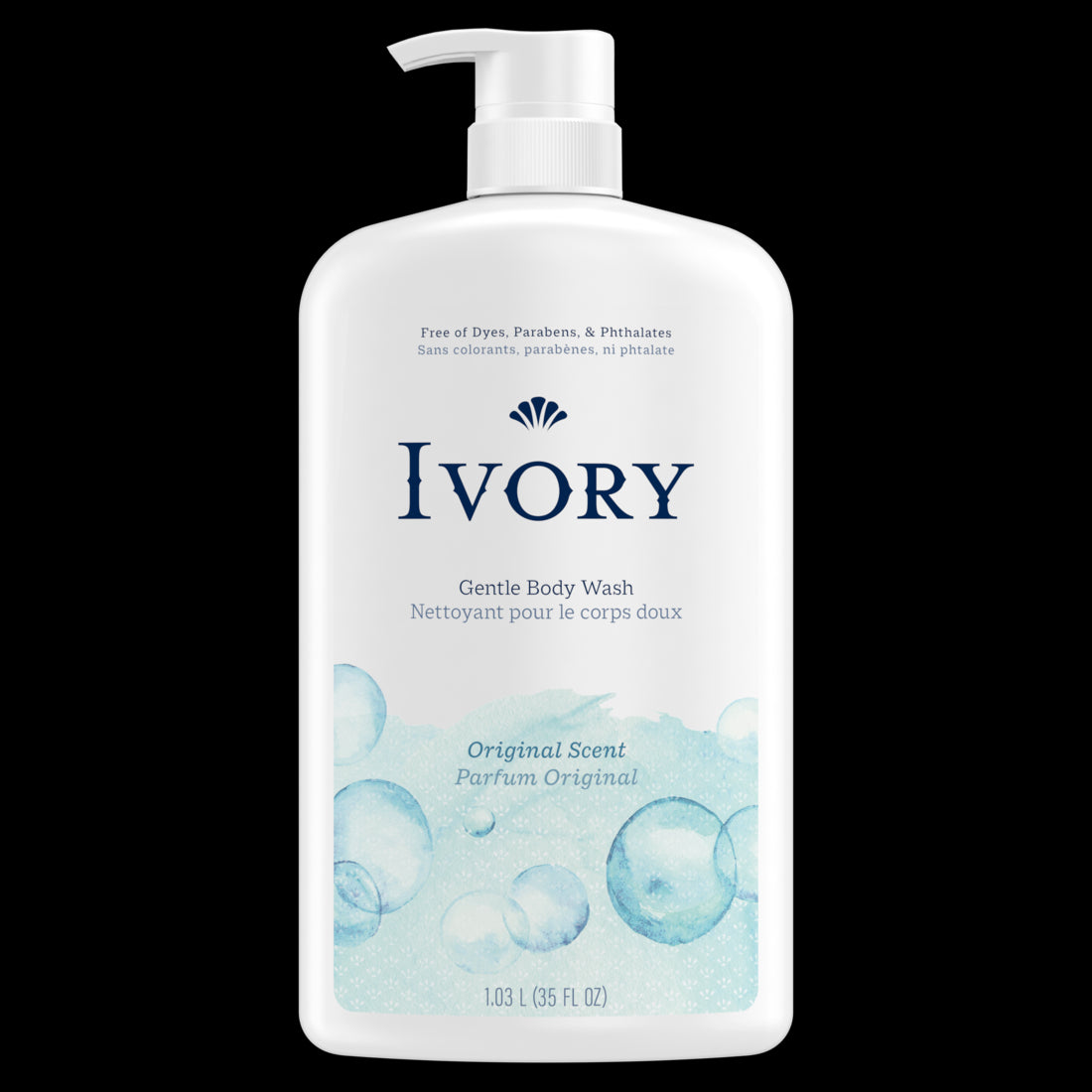 Ivory Mild & Gentle Body Wash Original Scent - 35oz/4pk