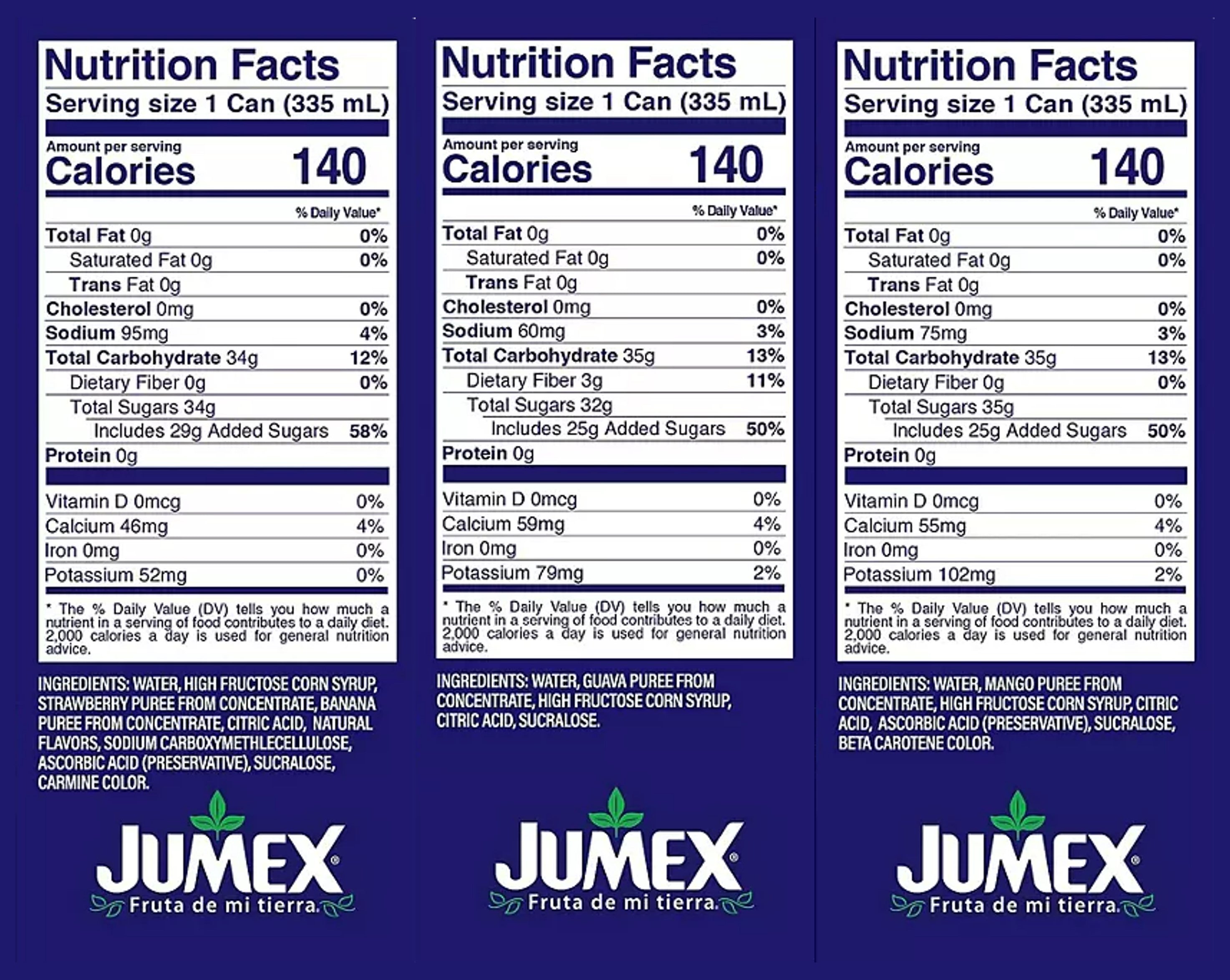 Jumex Tropical Variety Pack Cans - 11.3oz/24pk