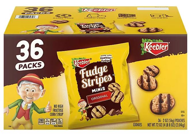 Keebler Mini Fudge Stripes Original - 2oz/36pk