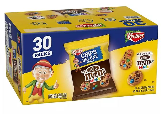 Keebler Chips Deluxe M&M's Mini Chocolate Cookies - 1.6oz/30pk