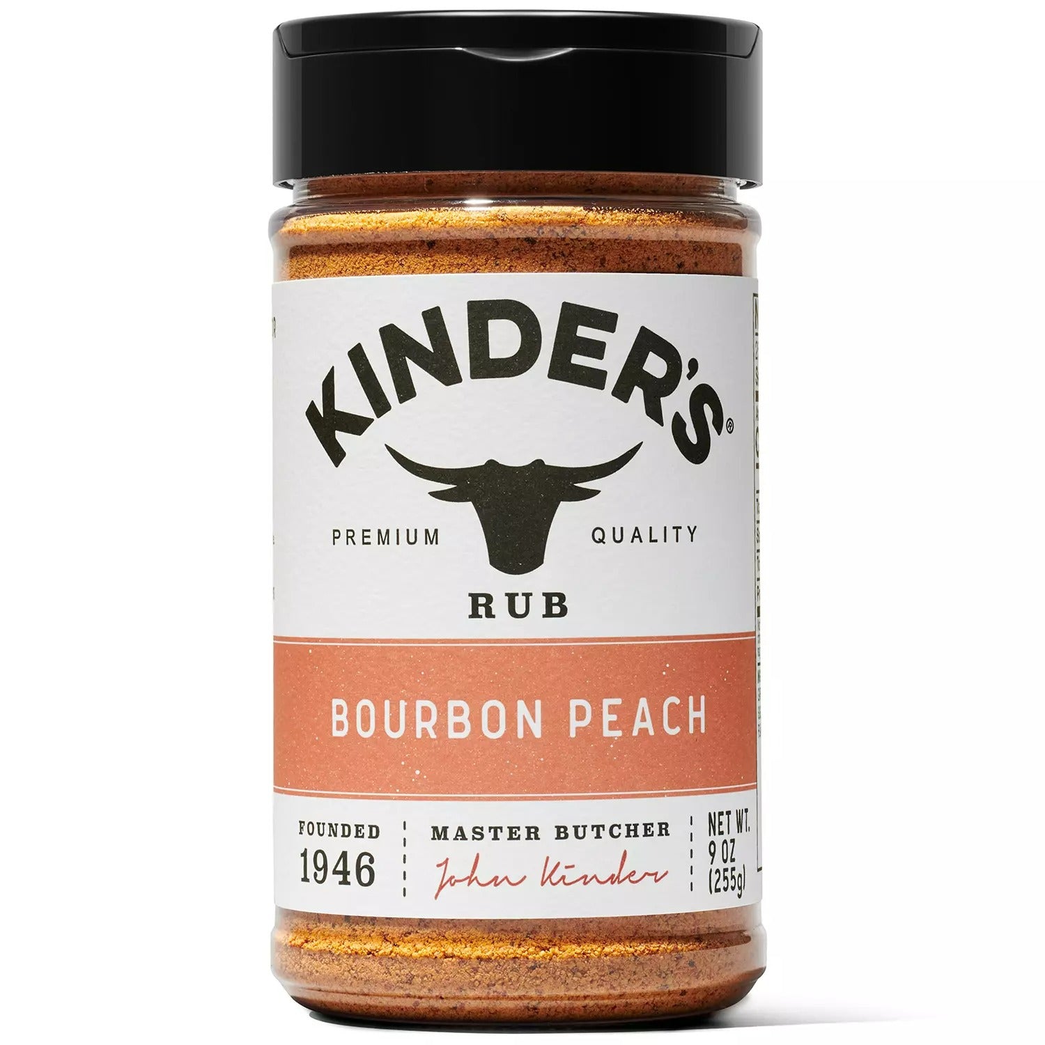 Kinder's Bourbon Peach Premium Rub and Seasoning - 9oz/1pk