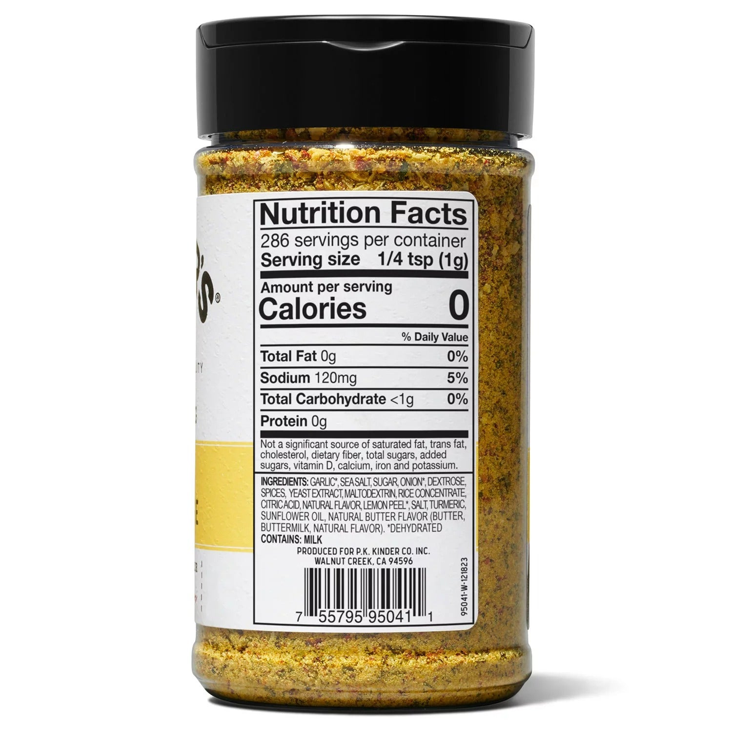 Kinder's Lemon Butter and Garlic Seasoning - 9.25oz/1pk