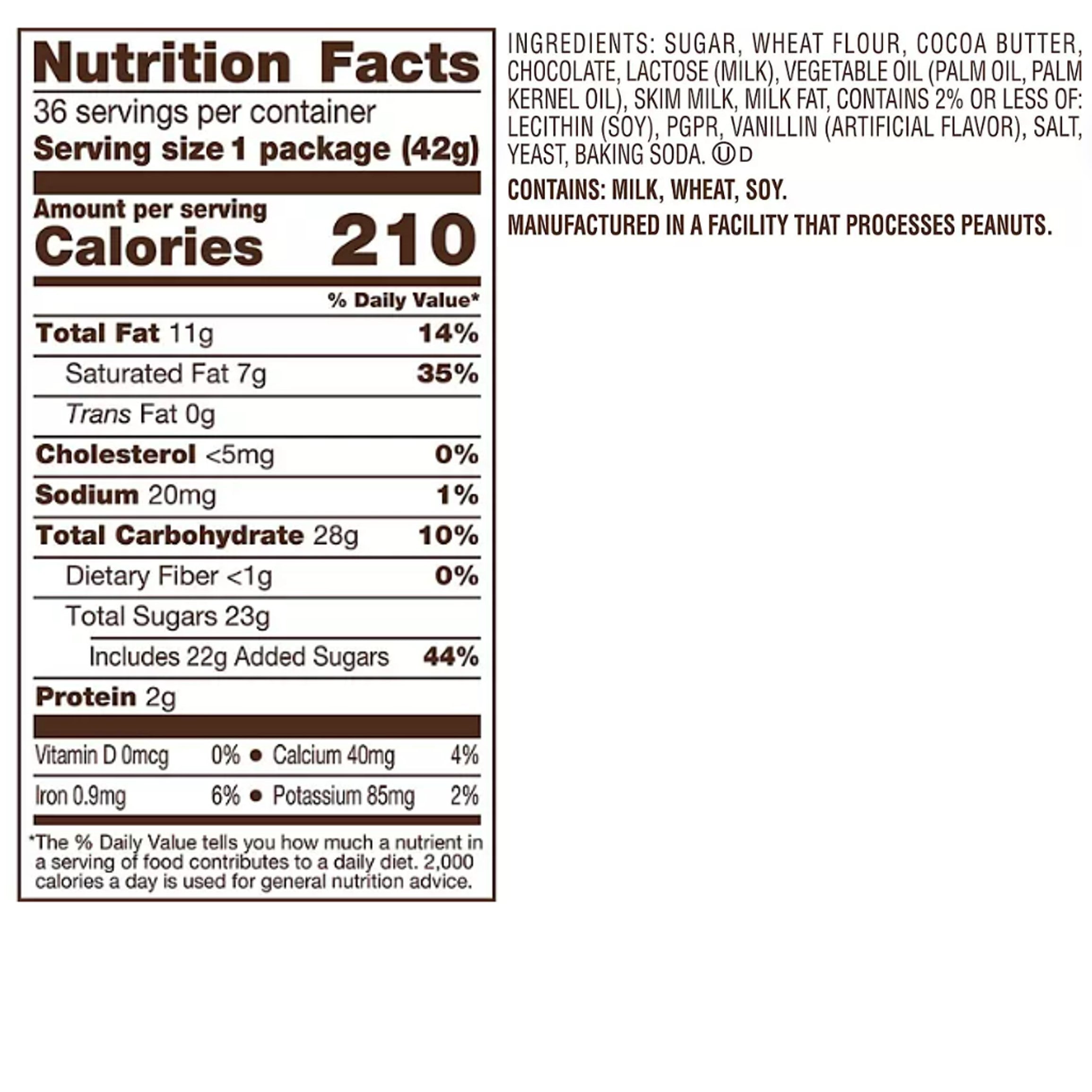 Kit Kat Milk Chocolate Wafer Candy Full Size - 1.5oz/36pk