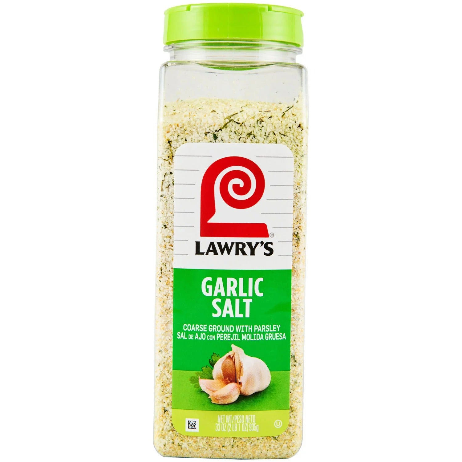 Lawry's Coarse Ground Garlic Salt with Parsley-33oz/1pk