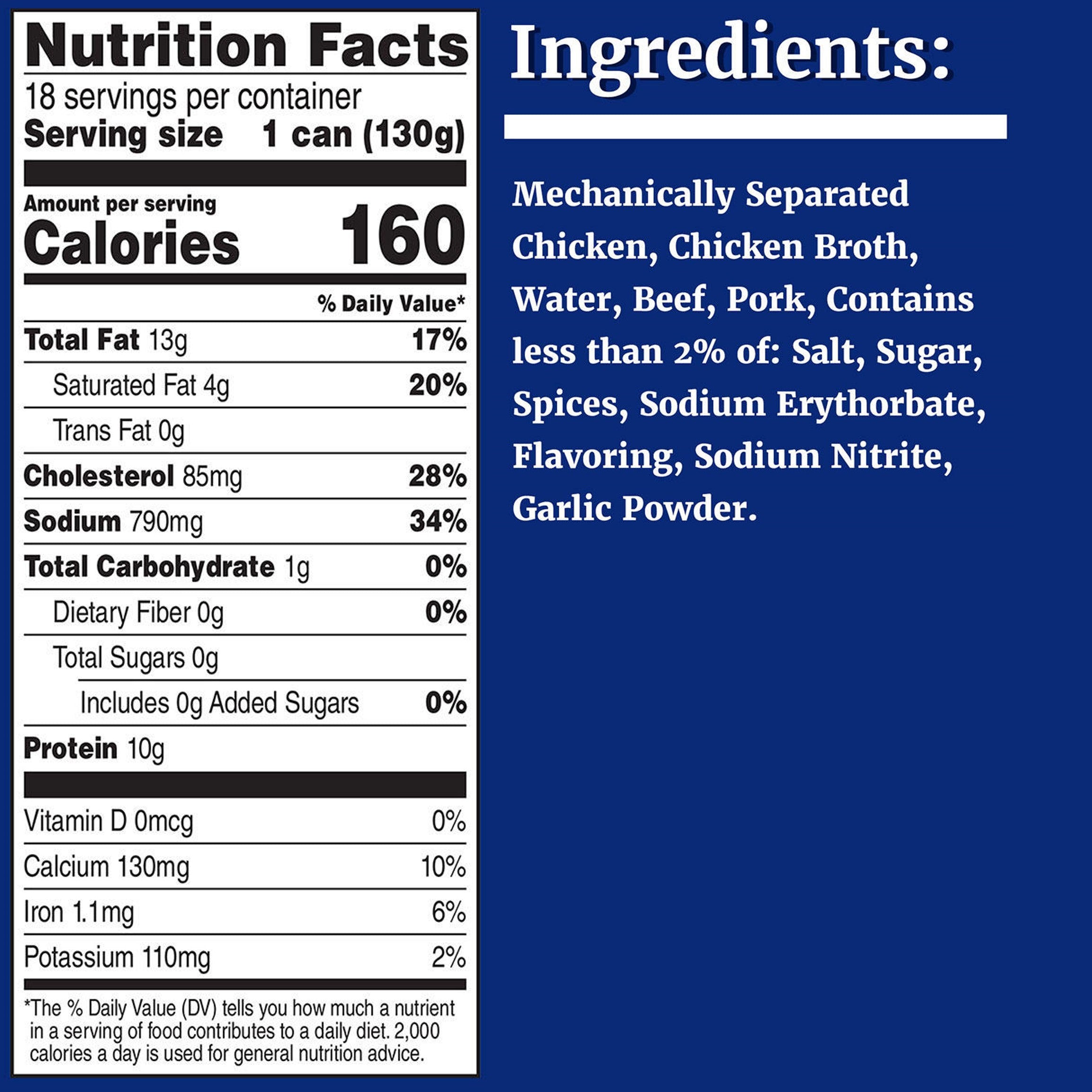 Libbys Vienna Sausage Cans - 4.6oz/18pk