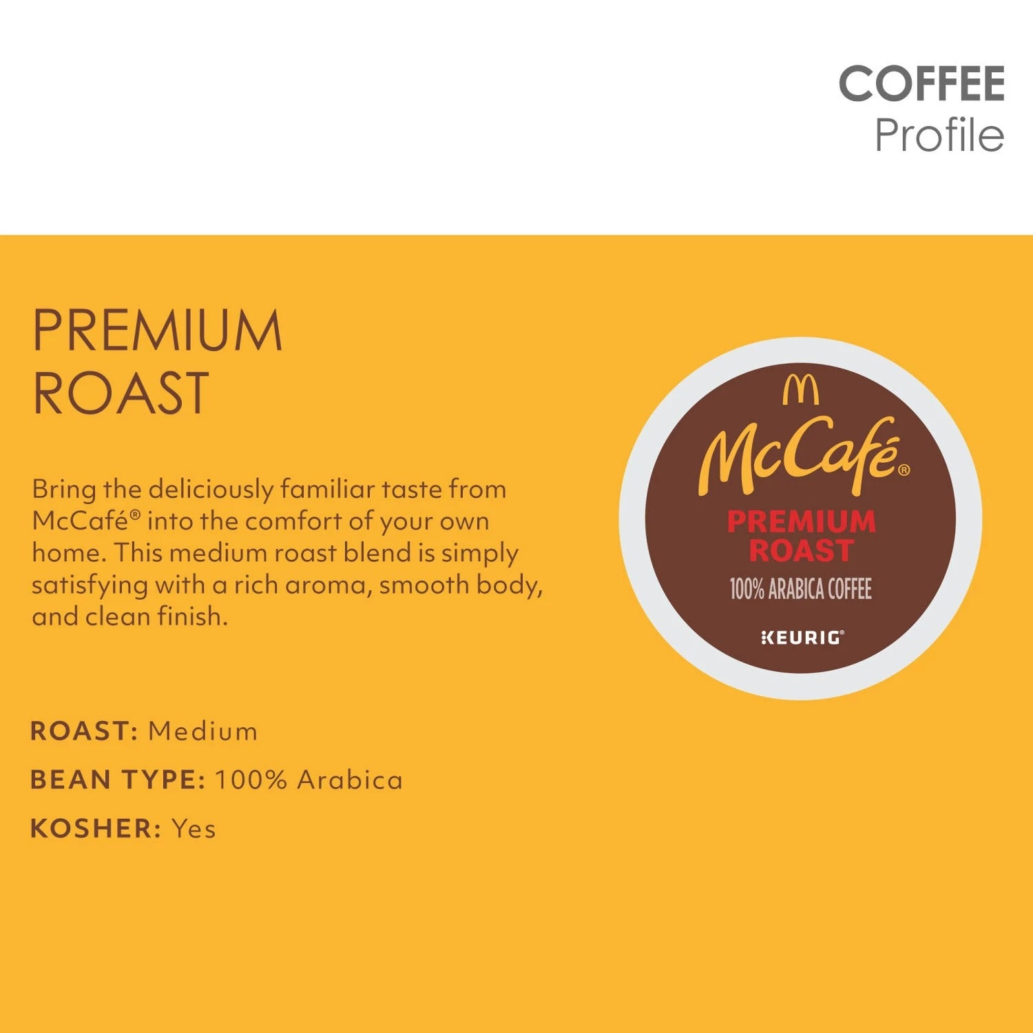 McCafe Premium Medium Roast K-Cup Coffee Pods - 94ct/1pk
