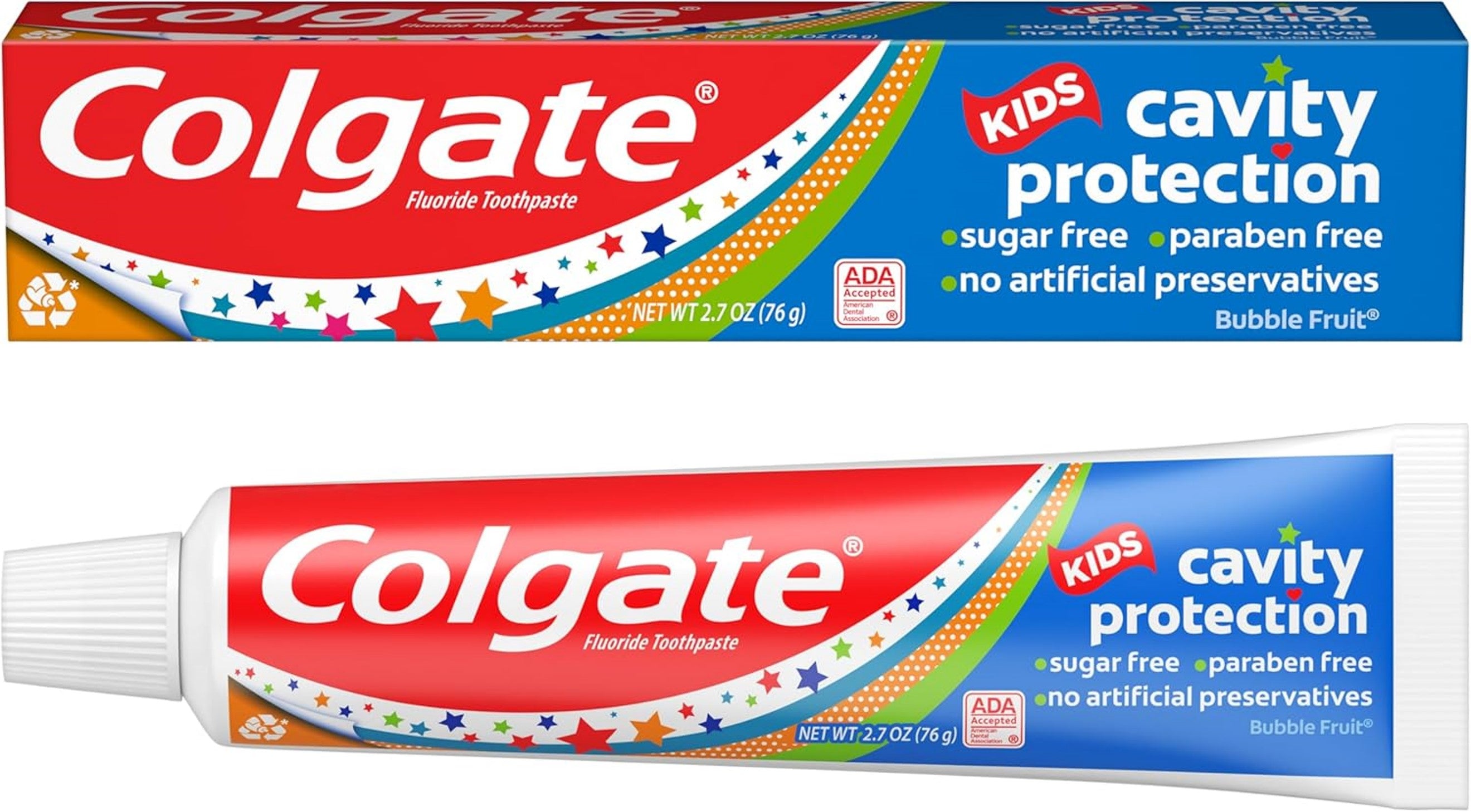 Colgate Colgate Kids Toothpaste Cavity Protection Bubble Fruit - 2.7oz/24pk