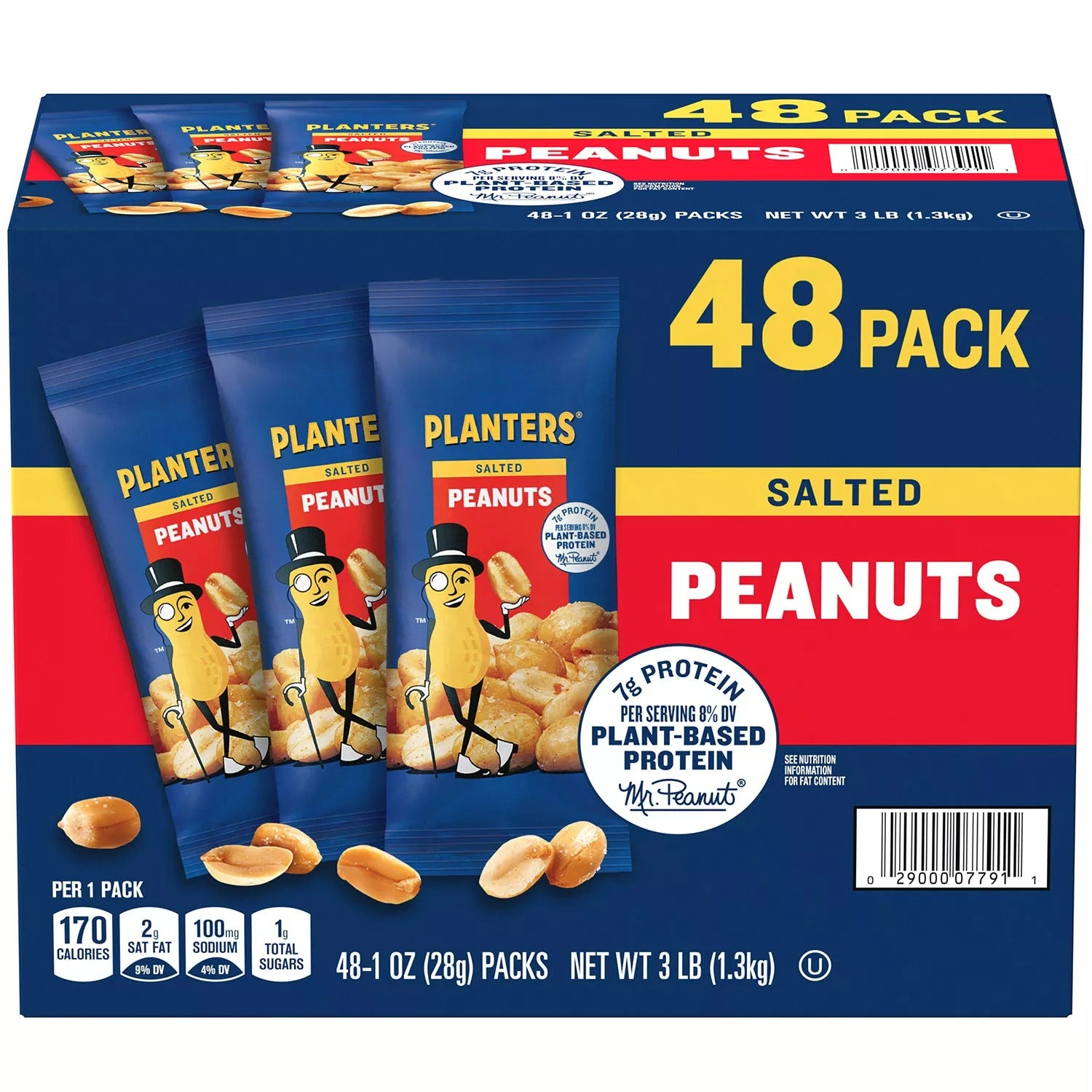 Planters Salted Peanuts - 1oz/48pk