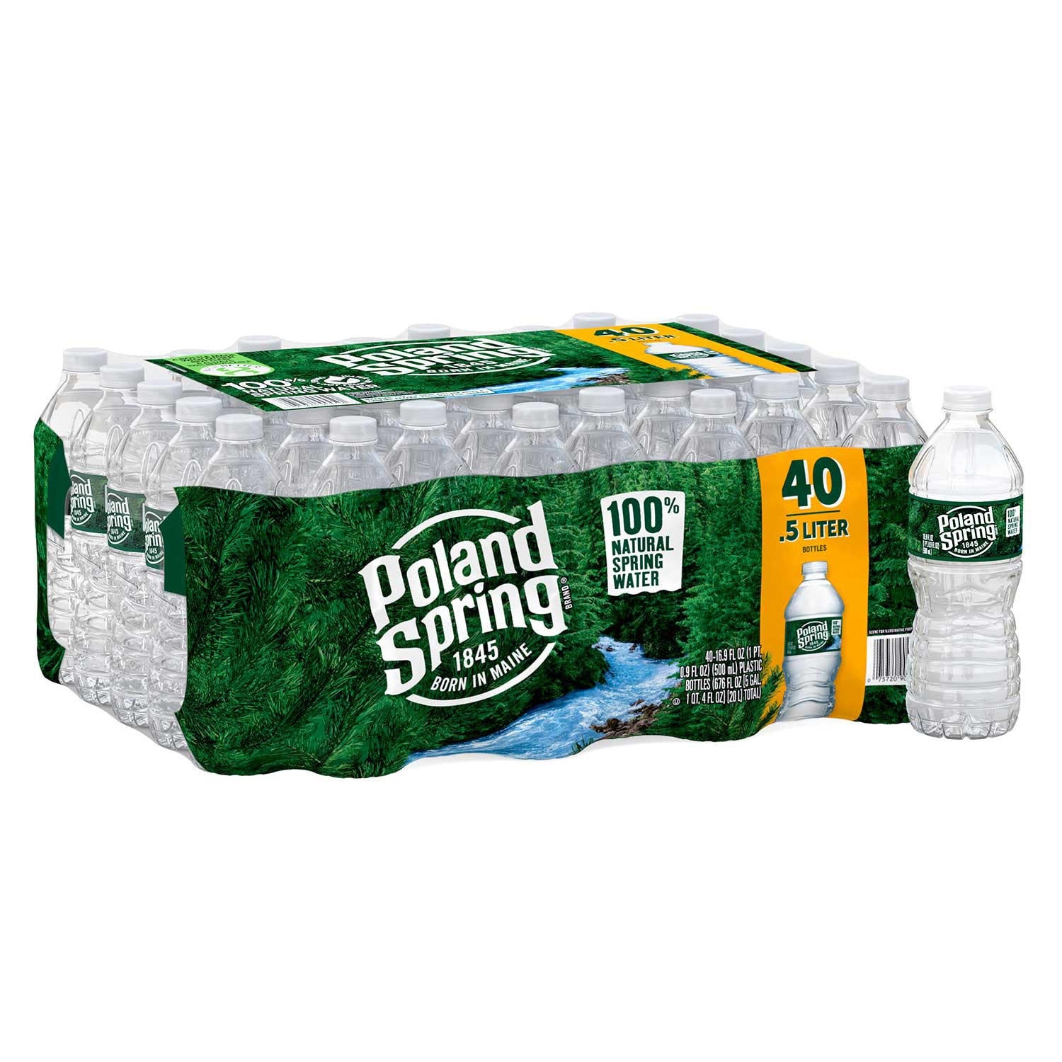 Poland Spring Water - 16.9oz/40pk (Non-Deposit States Only)