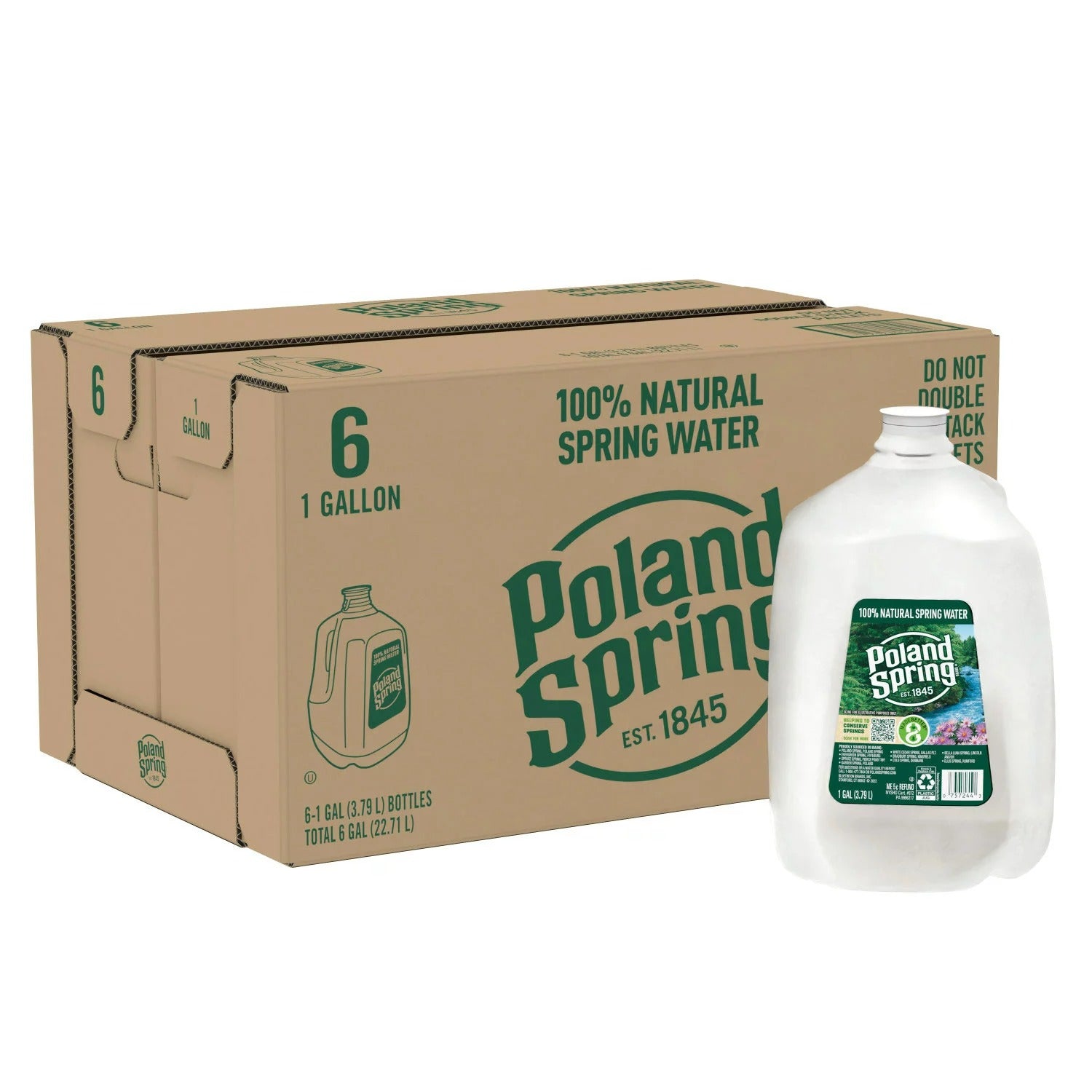 Poland Spring Water One Gallon - 3.79L/6pk