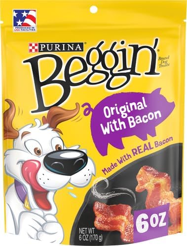 Purina Beggin Strips Dog Snacks Bacon Flavor - 6oz/6pk