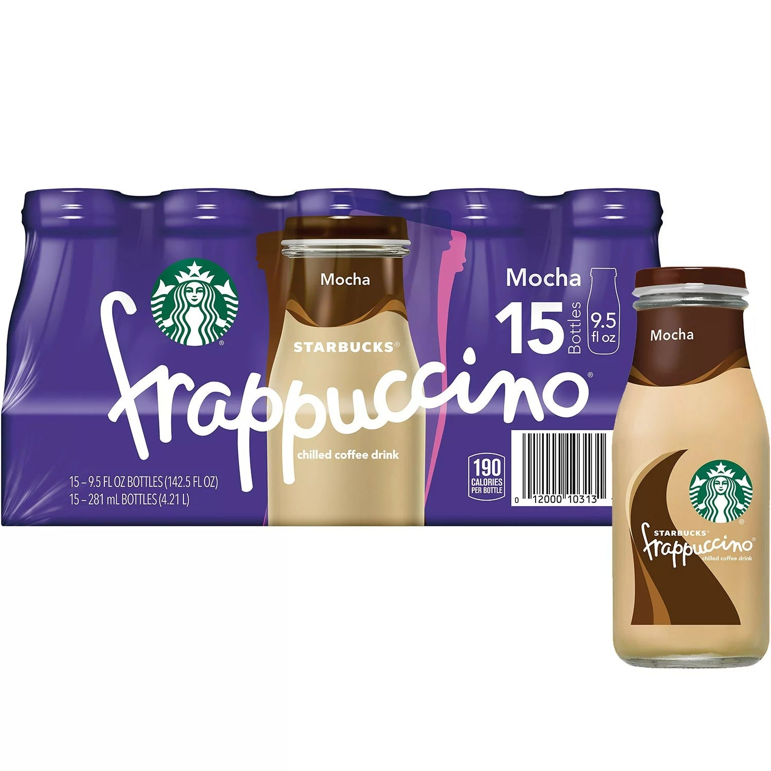 Starbucks Frappuccino Chilled Mocha Coffee Drink - 9.5oz/15pk