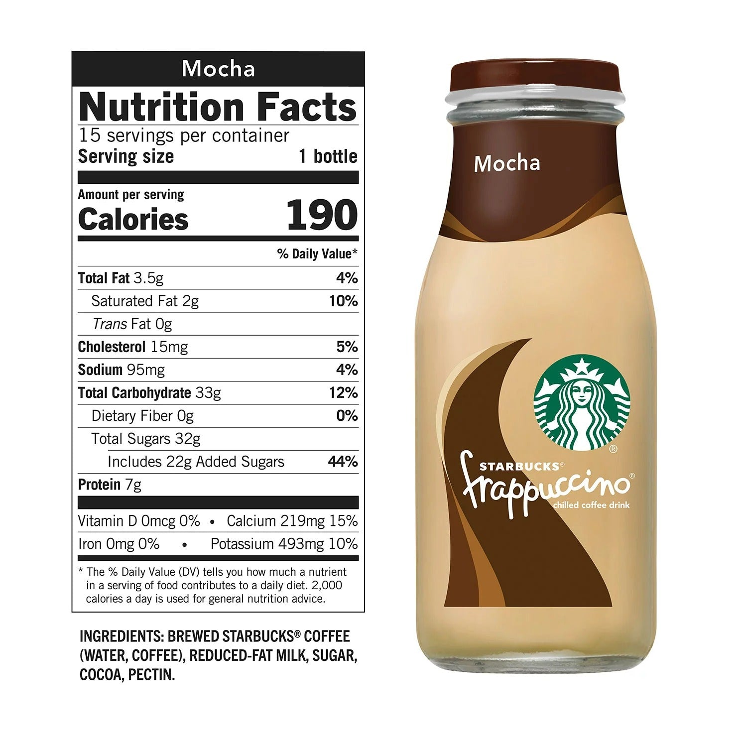 Starbucks Frappuccino Chilled Mocha Coffee Drink - 9.5oz/15pk