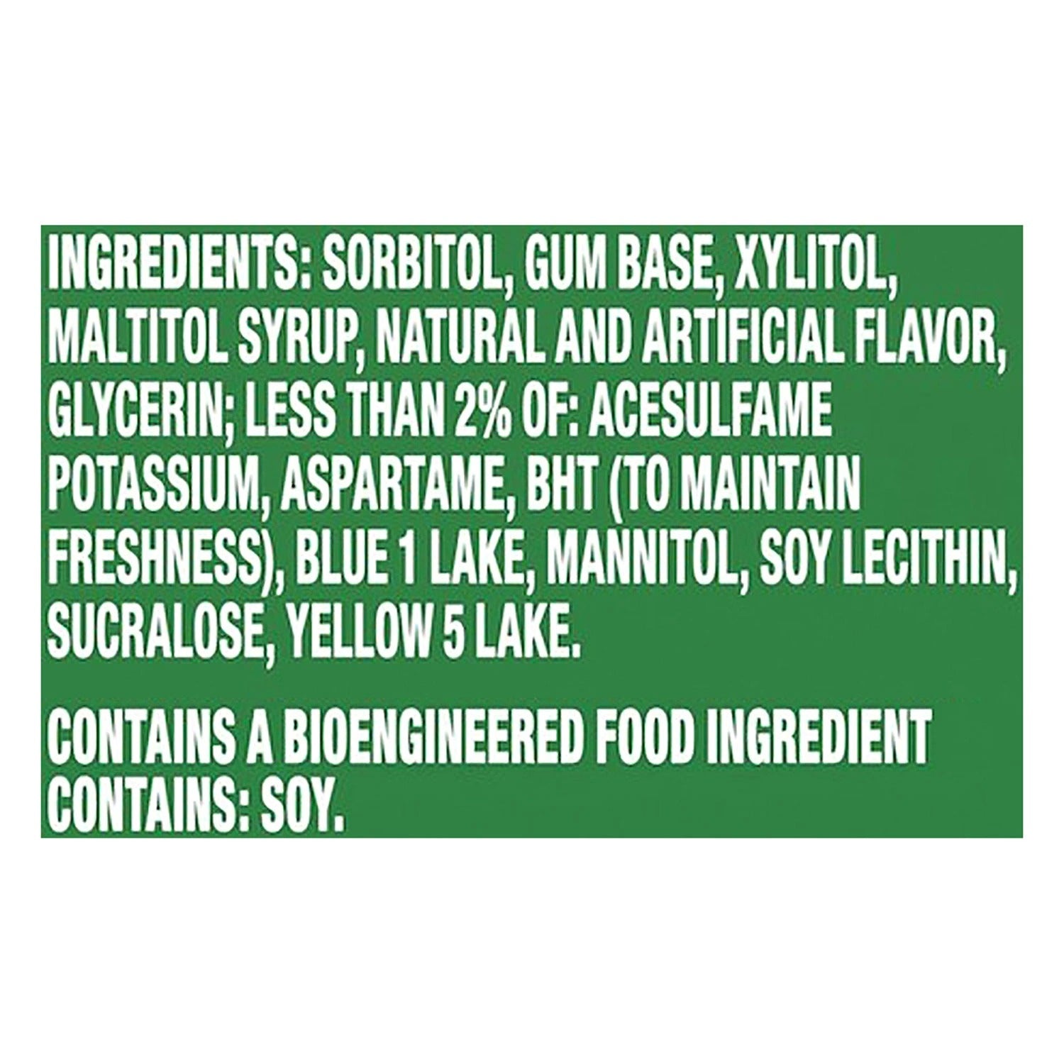 Trident Spearmint Sugar-Free -14ct/15pk