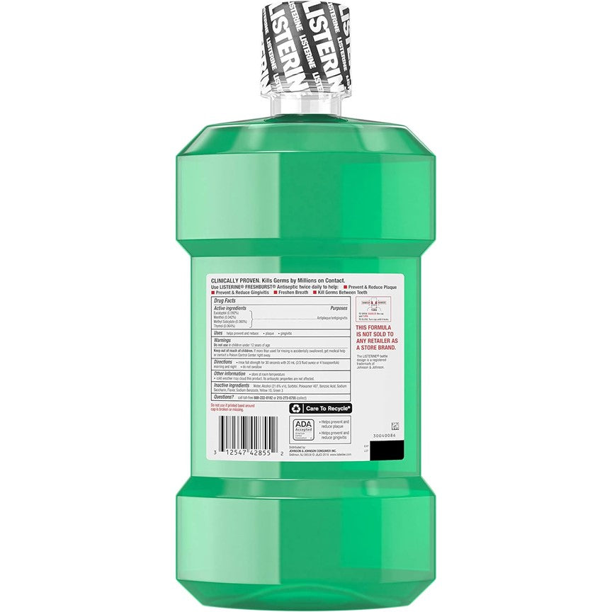 LISTERINE FRESHBURST - 1.5L/6pk