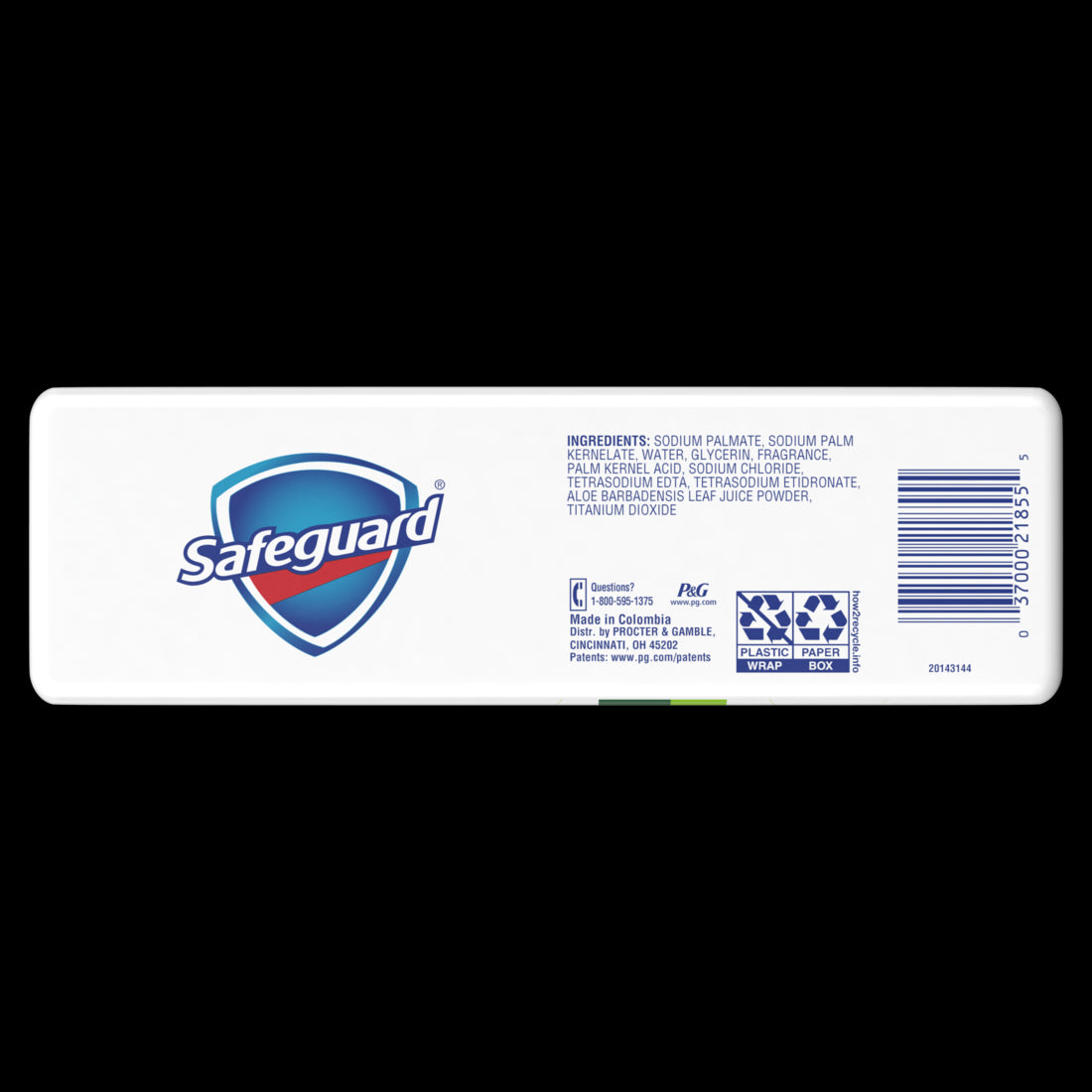 Safeguard Bar Soap Fresh Clean Scent with Aloe - (8x4.0)oz/4pk