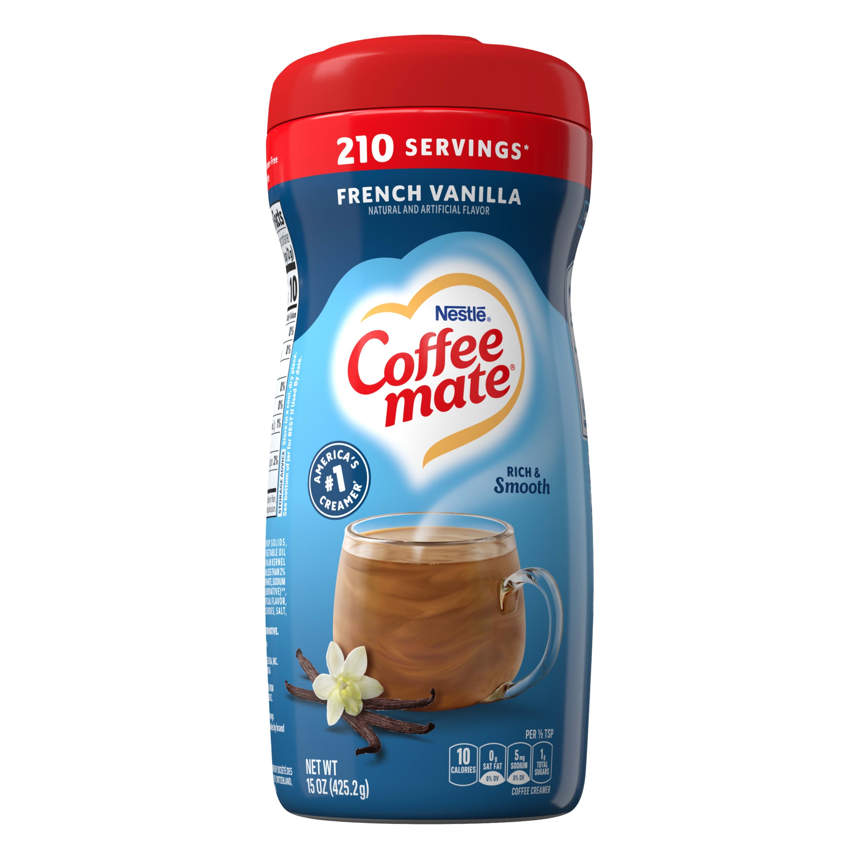 Nestle Coffee Mate French Vanilla - 15oz/6pk