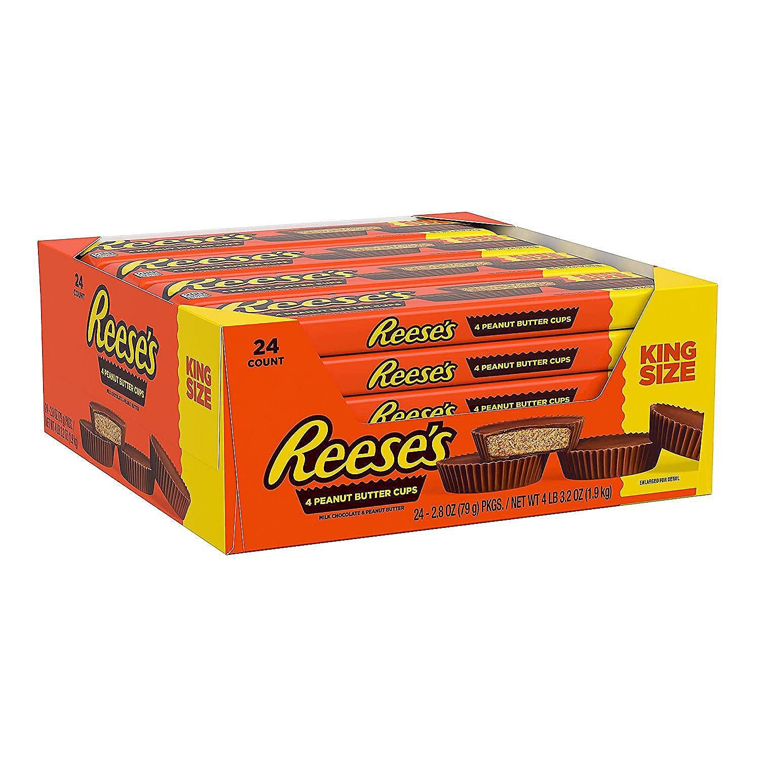 Reese's Peanut Butter Cup King Size - (24x2.8)oz/6pk