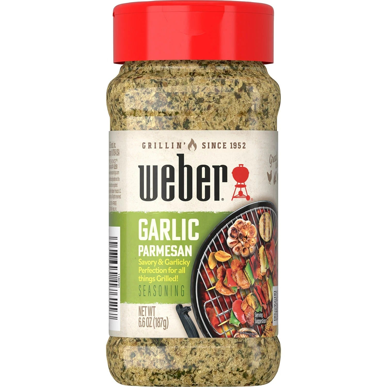 Weber Garlic Parmesan Seasoning-6.6oz/1pk