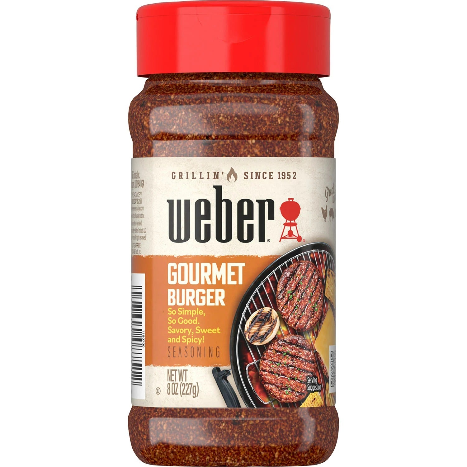 Weber Gourmet Burger Seasoning-8oz/1pk