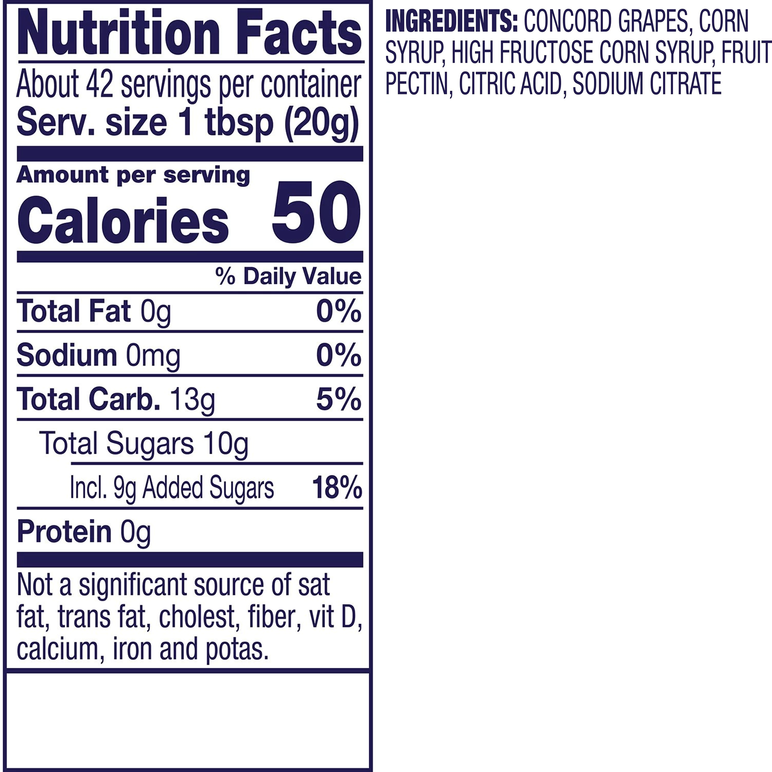 Welchs Concord Grape Jelly - 30oz/2pk