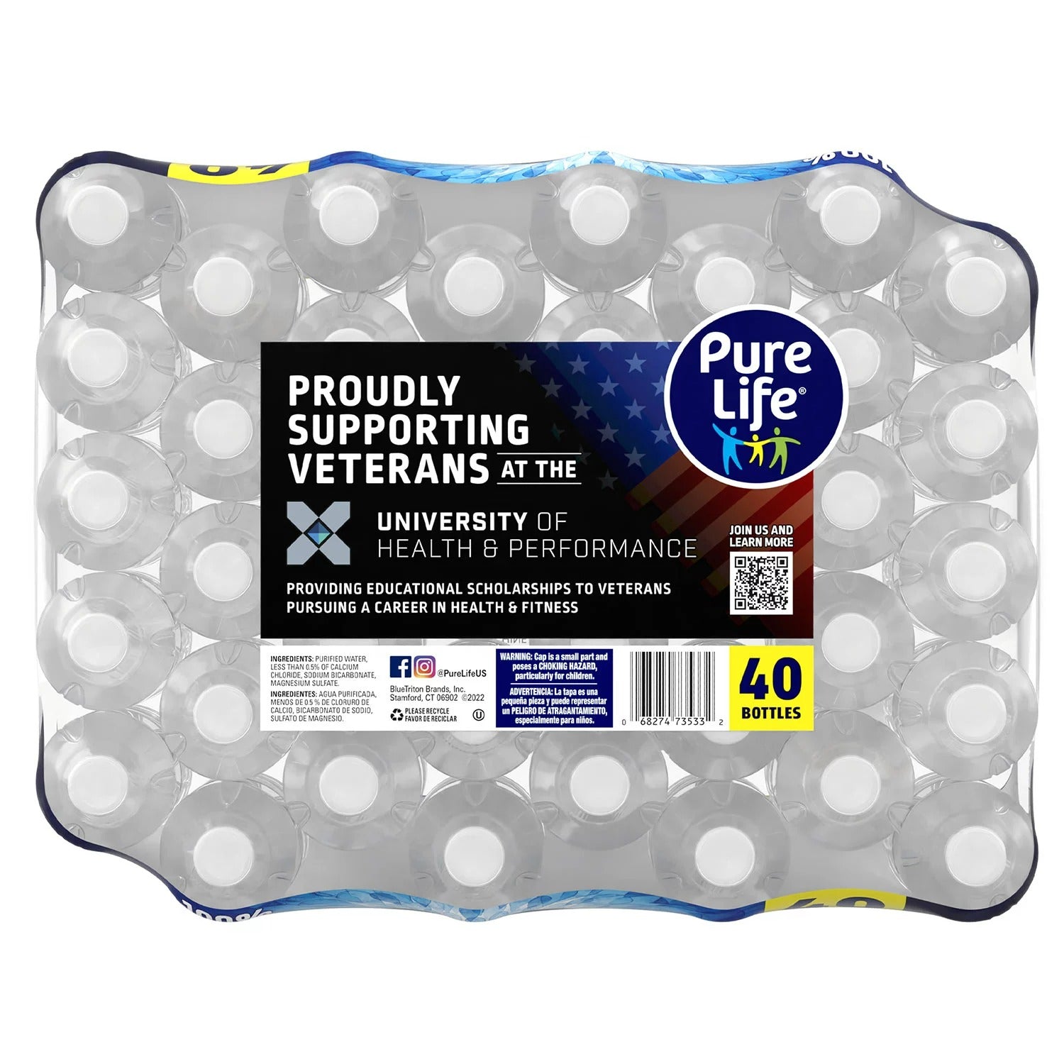 Pure Life Purified Water - 16.9oz/40pk