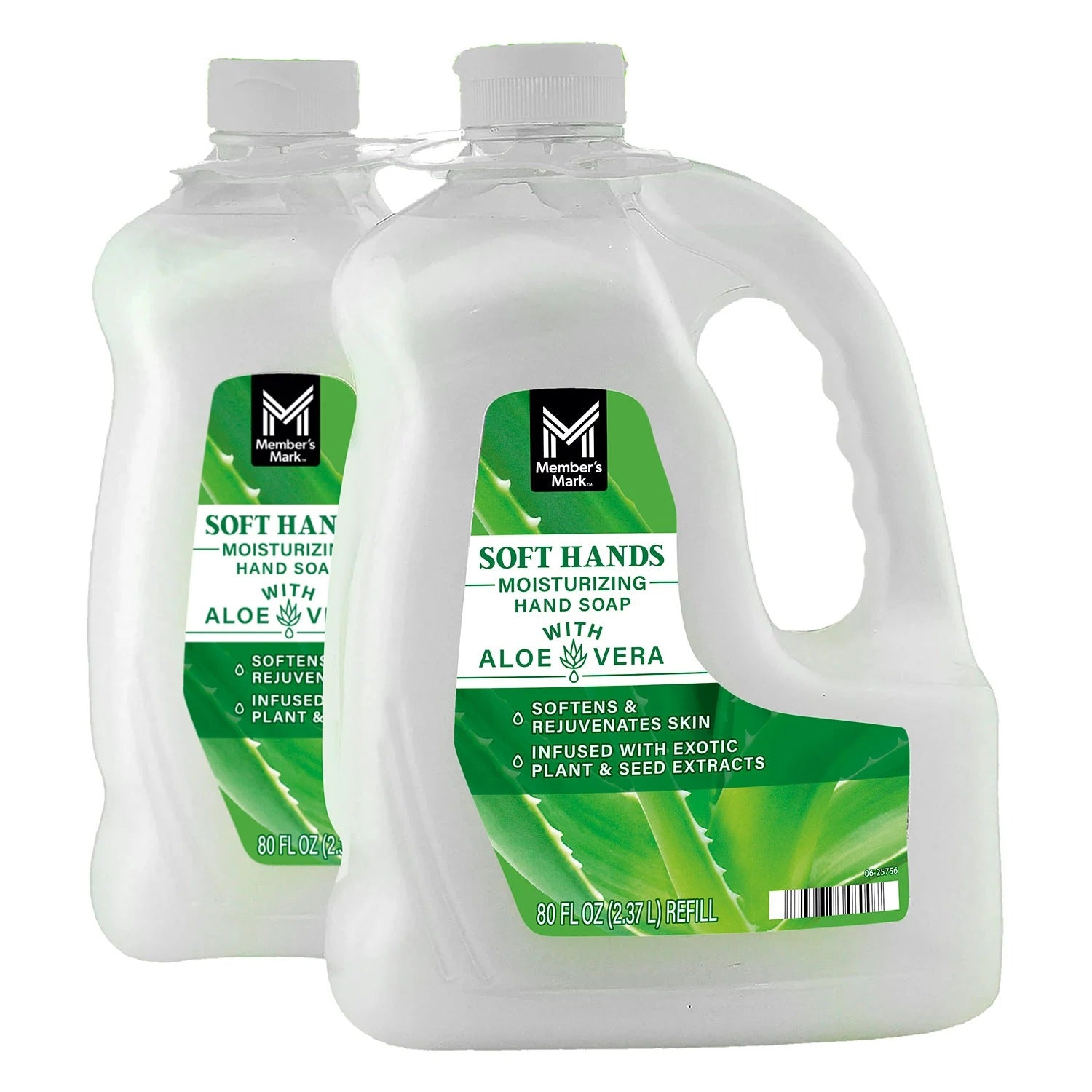 Member's Mark Moisturizing Hand Soap Refill Aloe Vera - 80oz/2pk