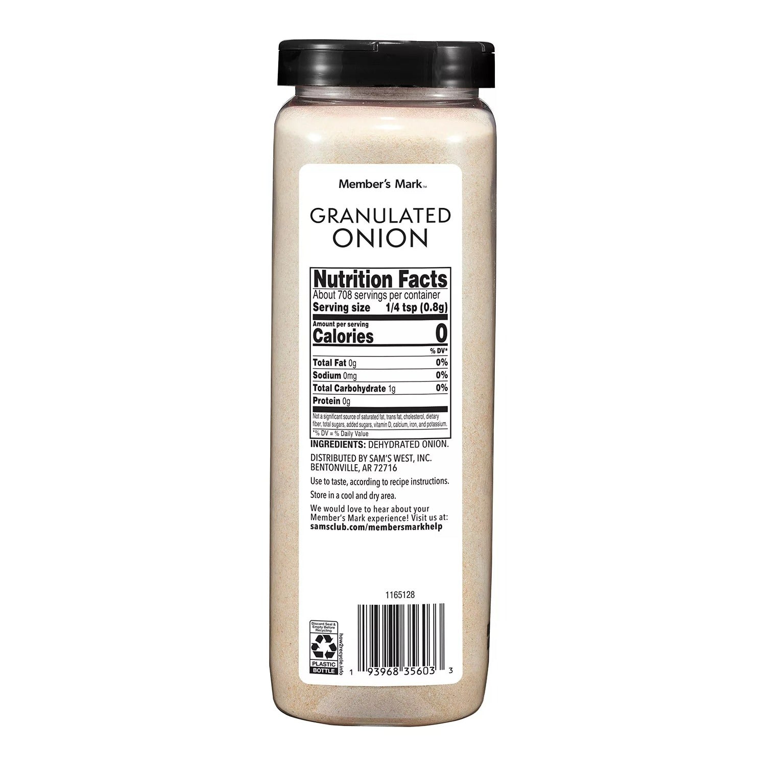 Member's Mark Granulated Onion Seasoning - 20oz/1pk