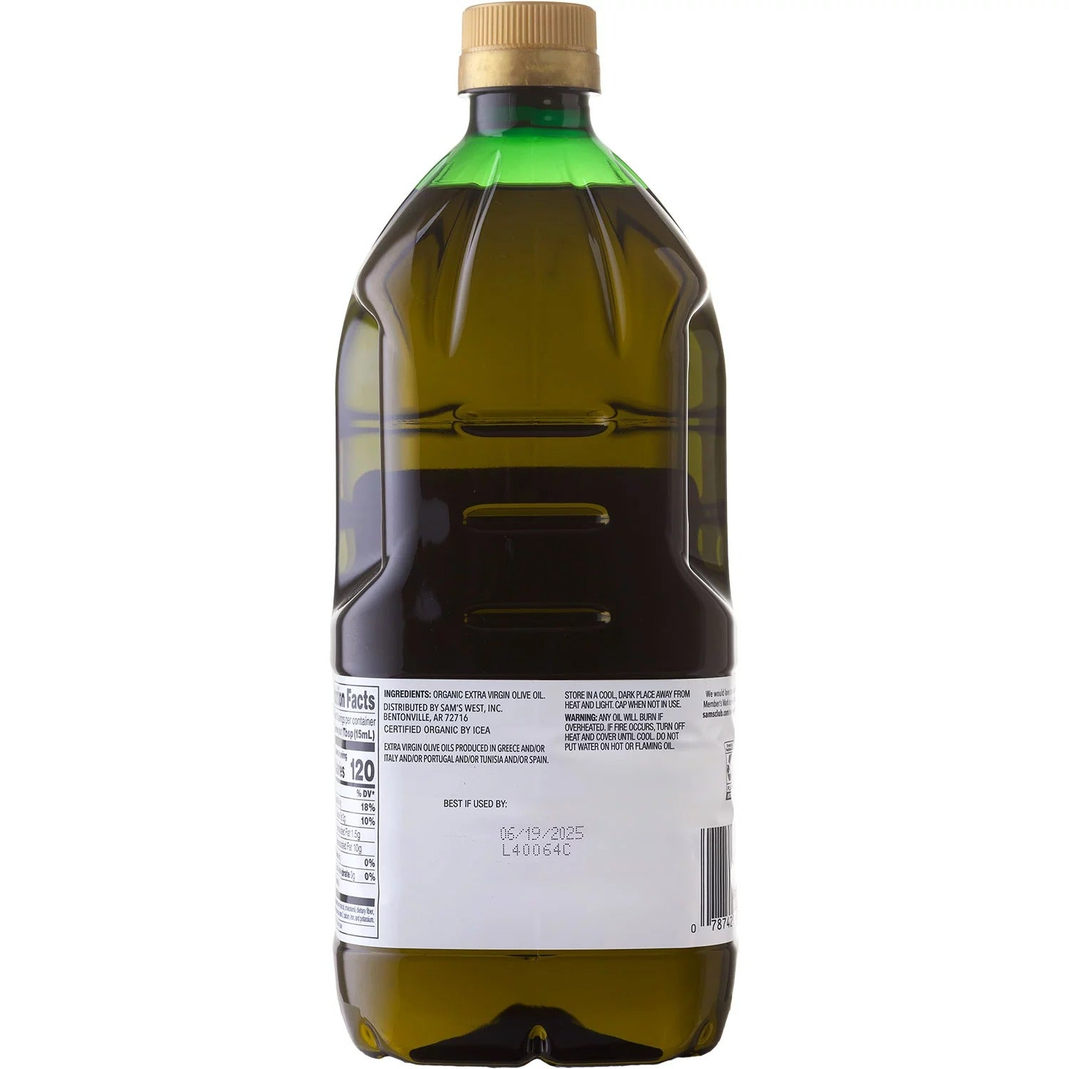 Member's Mark Organic Extra Virgin Olive Oil - 68oz/6pk