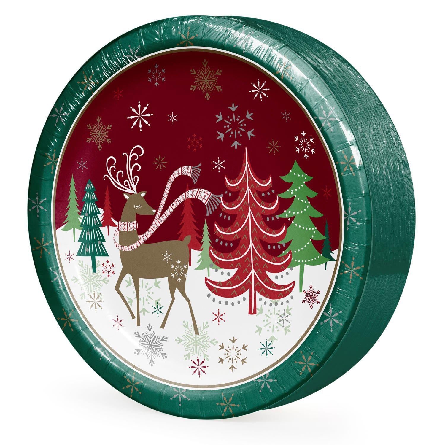 Member's Mark Holiday Dinner Paper Plates 10" - 85ct/1pk