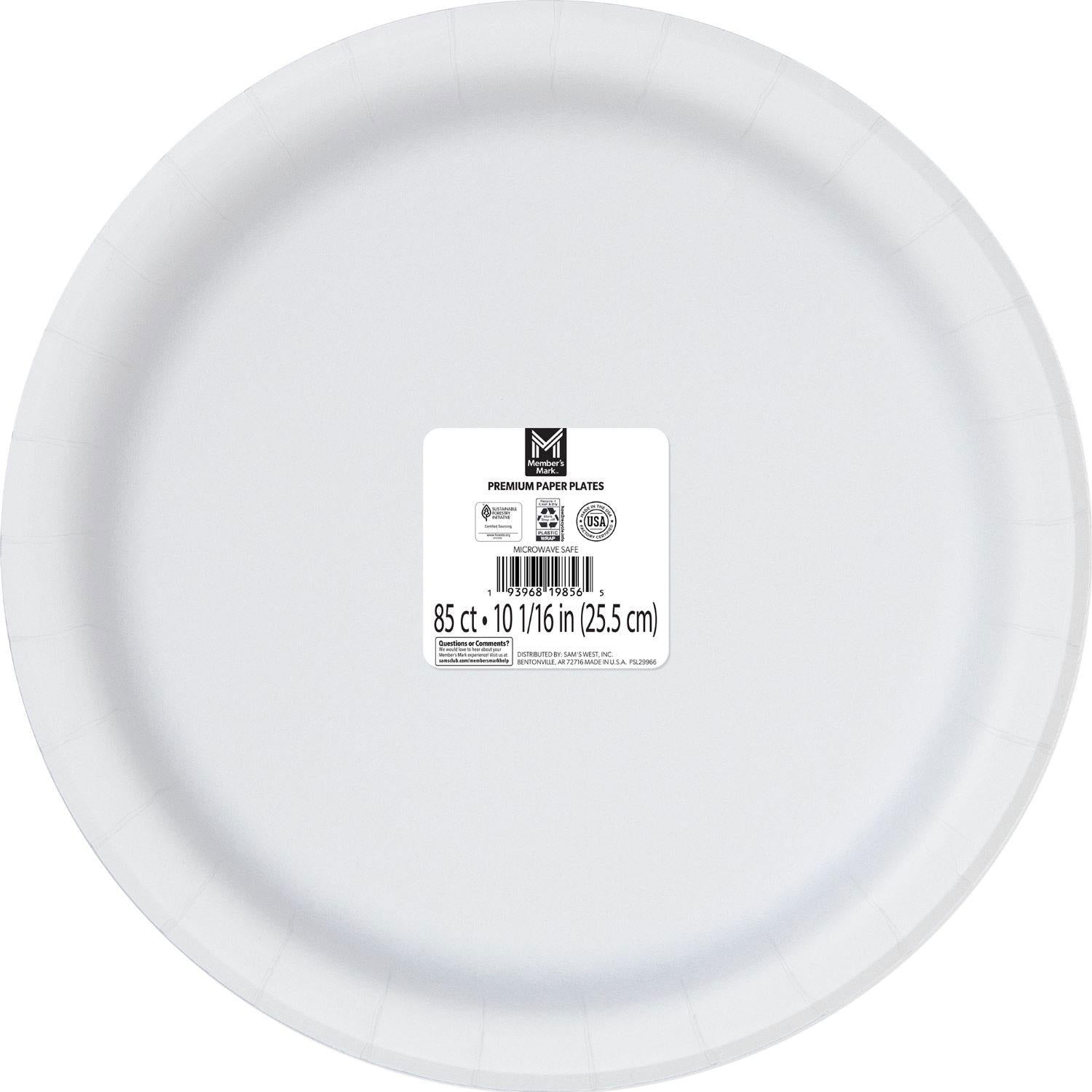 Member's Mark Holiday Dinner Paper Plates 10" - 85ct/1pk