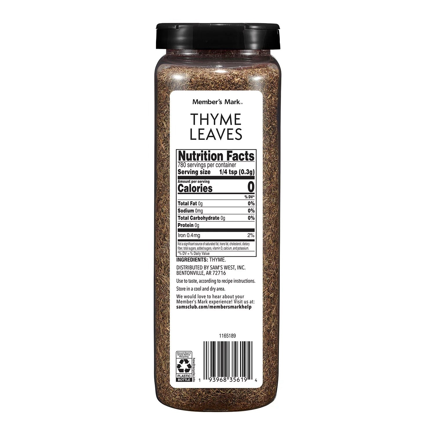 Member's Mark Thyme Leaves Seasoning - 8.25oz/1pk