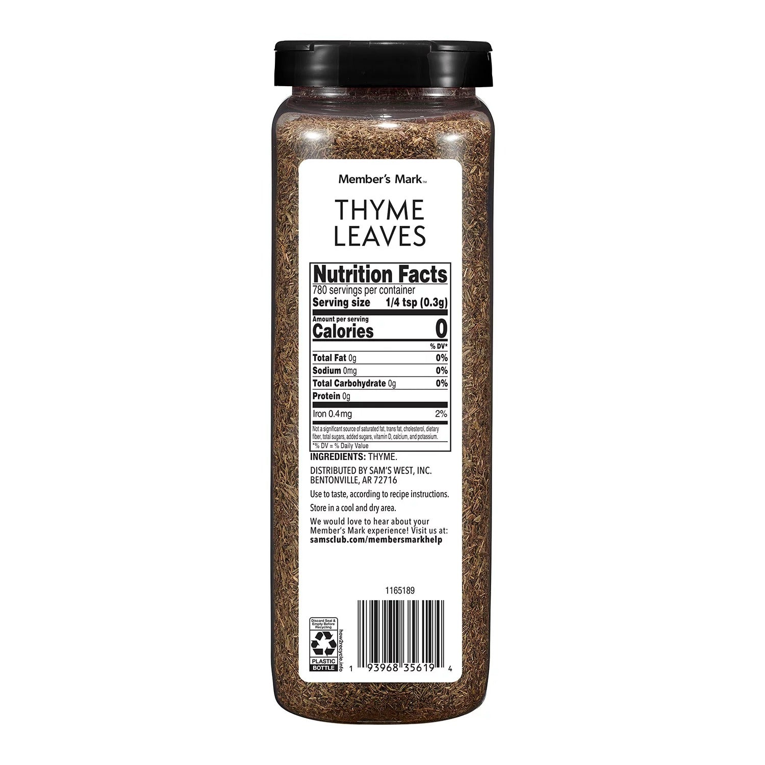 Member's Mark Thyme Leaves - 8.25oz/1pk