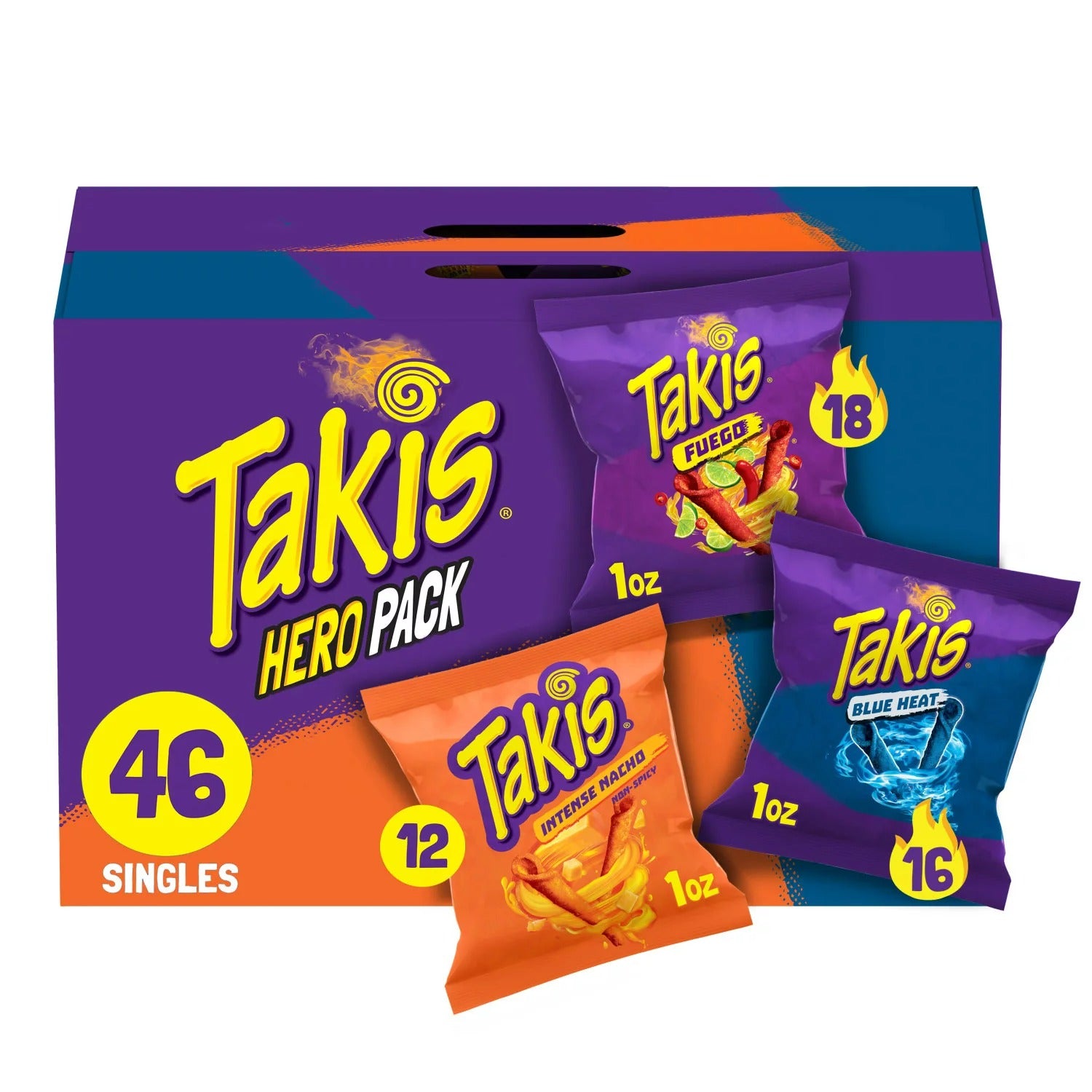 Takis Hero Variety Pack Tortilla Chips - 1oz/46pk