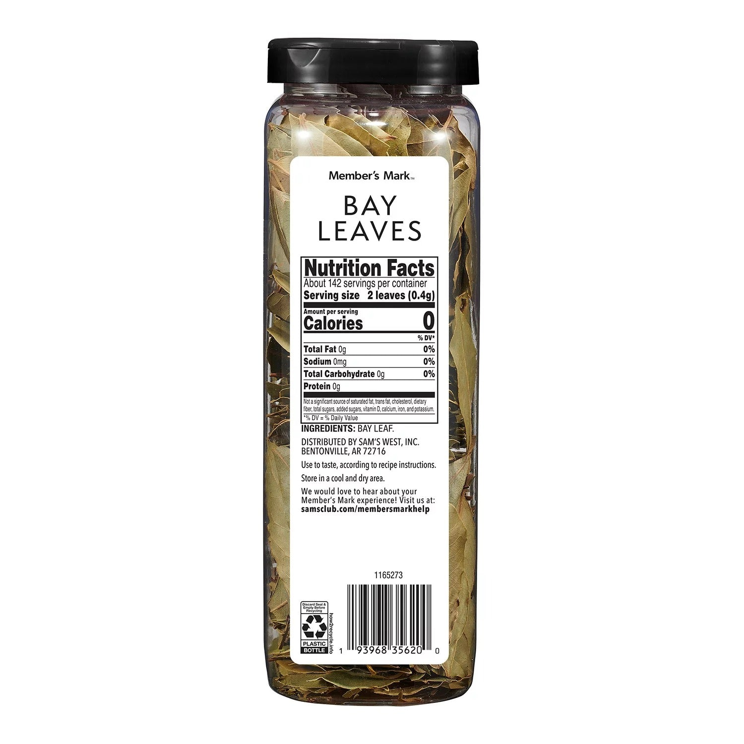 Member's Mark Whole Bay Leaves Seasoning - 2oz/1pk