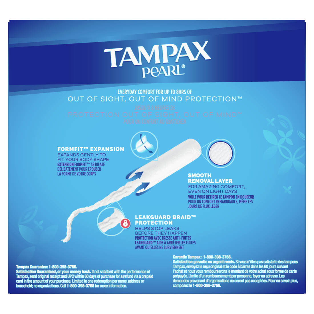 Tampax Pearl Tampons Super Absorbency Unscented - 36ct/12pk