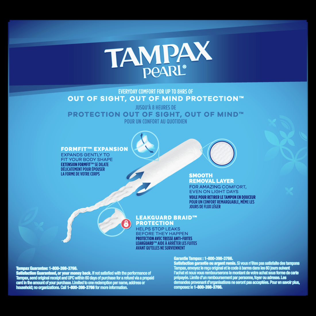 Tampax Pearl Trio Pack, Light/Regular/Super Unscented - 34ct/6pk