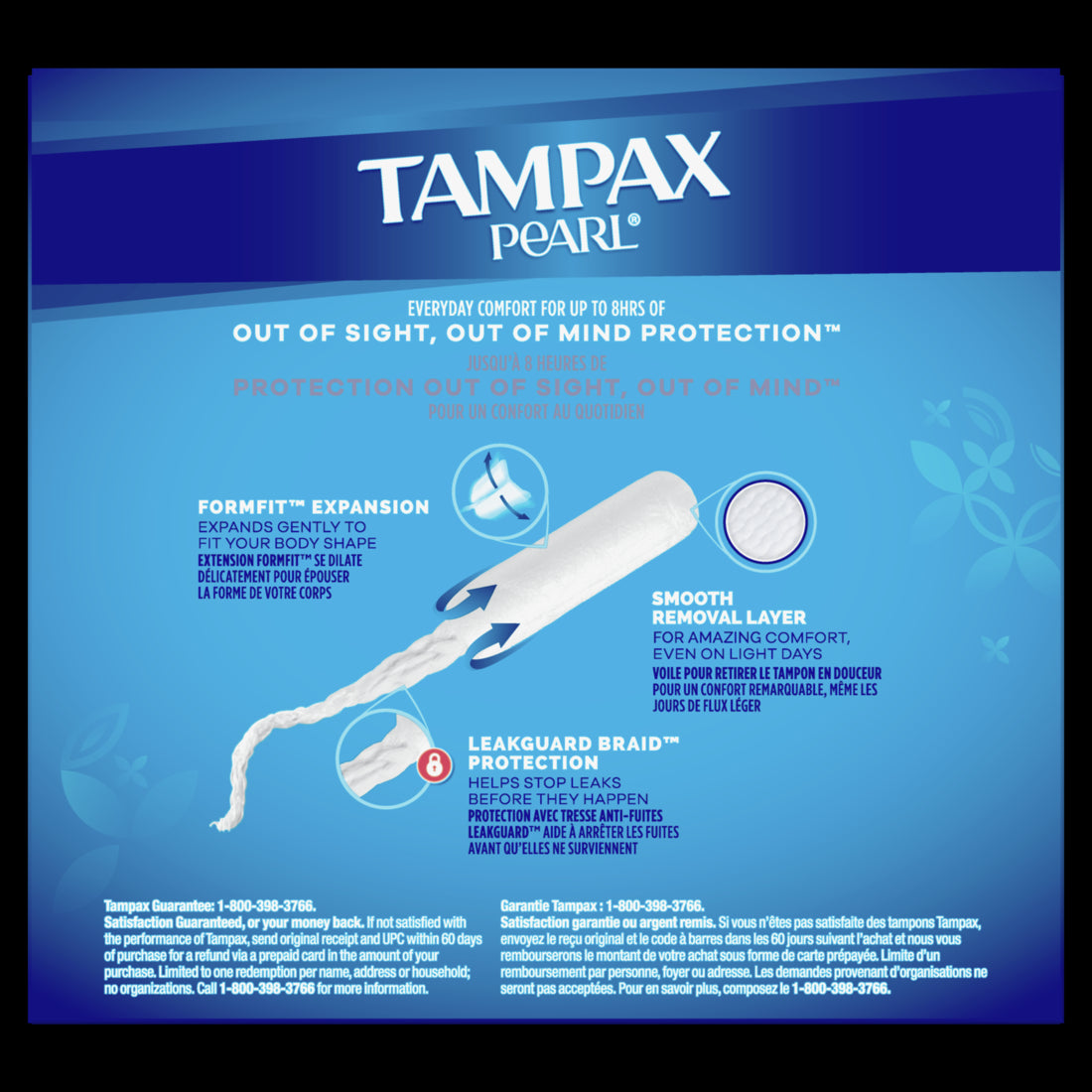 Tampax Pearl Tampons Trio Pack Super/Super Plus/Ultra Absorbency Unscented - 34ct/6pk