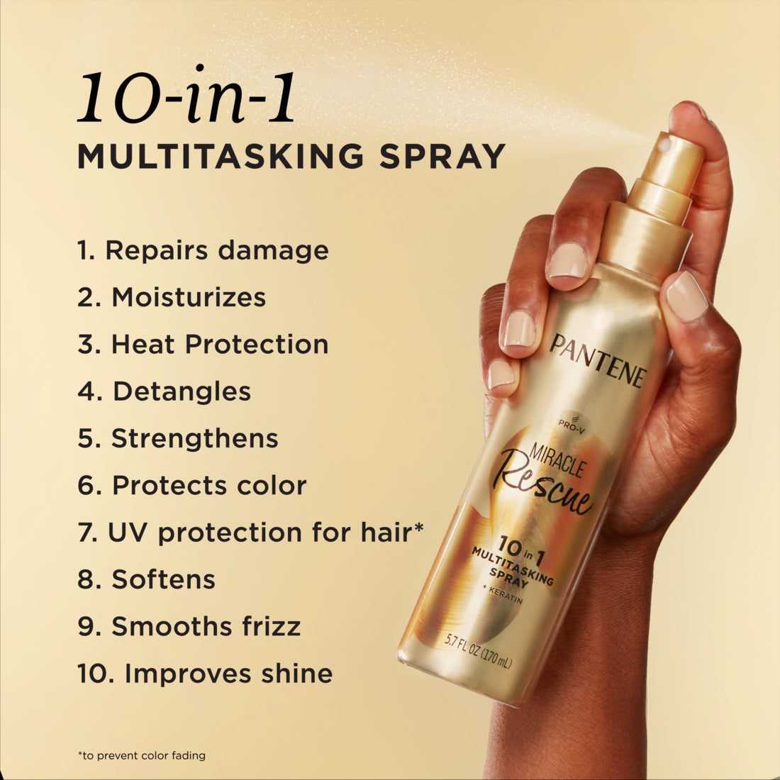 Miracle Rescue 10in1 Multitasking Spray + Keratin - 5.7oz/12pk