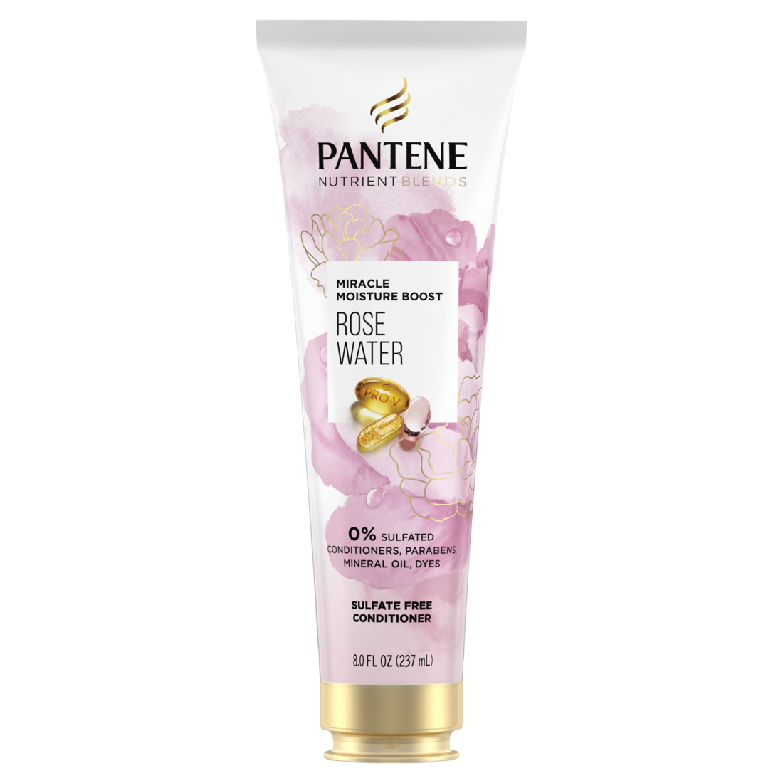 Pantene Nutrient Blends Miracle Moisture Boost Rose Water Sulfate Free Conditioner - 8oz/3pk