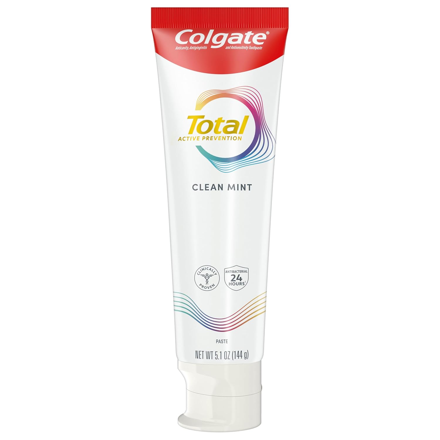 Colgate Total Toothpaste Clean Mint Paste - 5.1oz/24pk